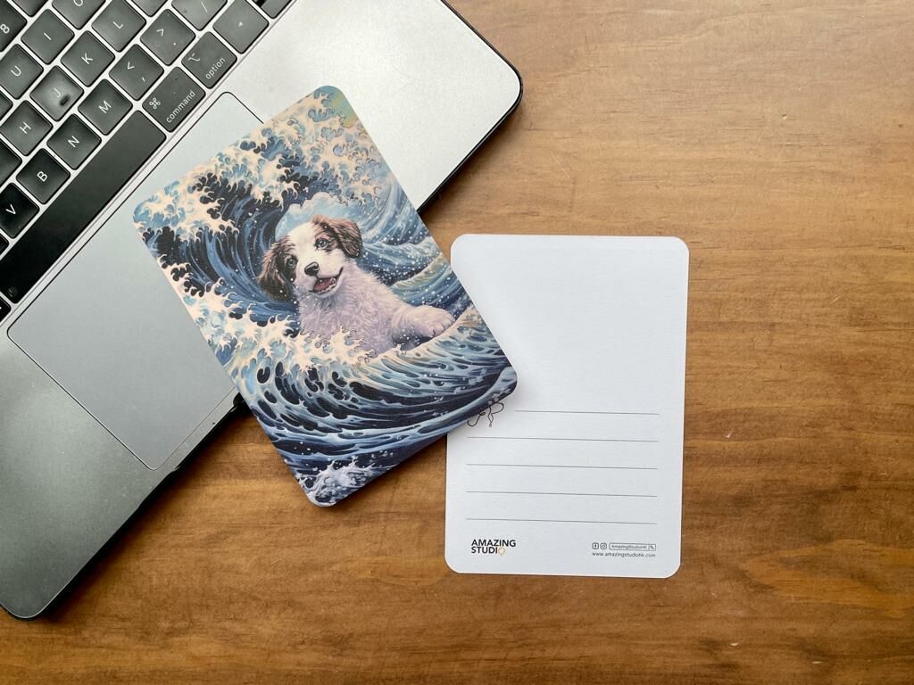 【貓狗名畫廊 01 】 明信片丨Amazing Studio