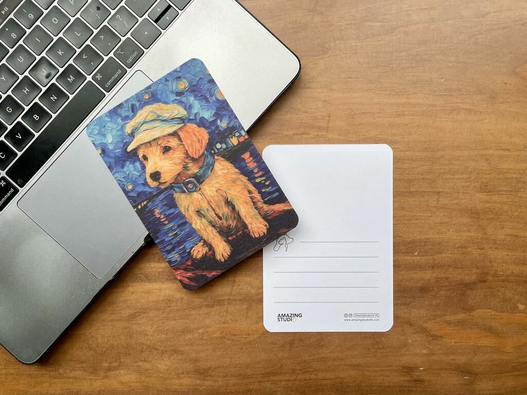 【貓狗名畫廊 02 】 明信片丨Amazing Studio