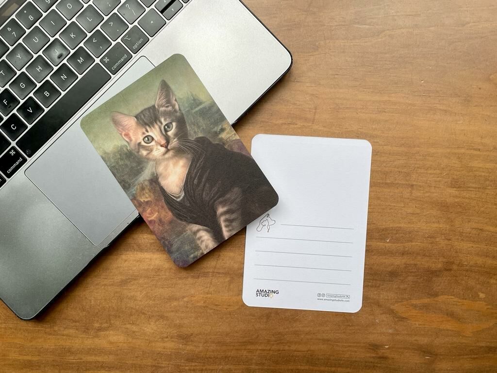 【貓狗名畫廊 05】 明信片丨Amazing Studio