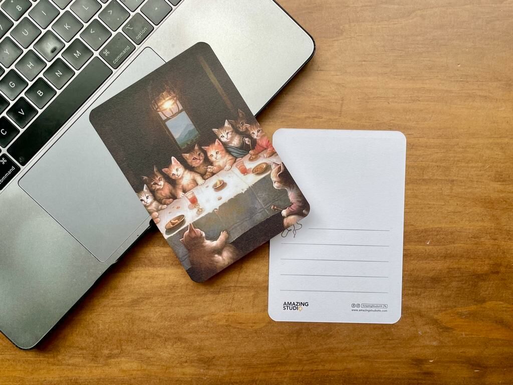 【貓狗名畫廊 06 】 明信片丨Amazing Studio