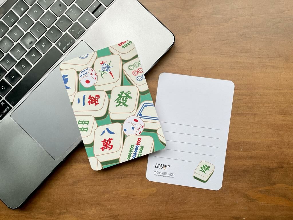 【懷舊香港 - 麻將 】 明信片丨Amazing Studio
