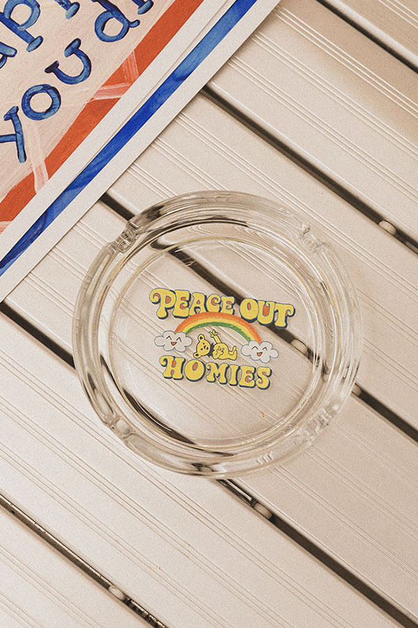 BIG WAVE - PEACE OUT HOMIES 復古煙灰缸