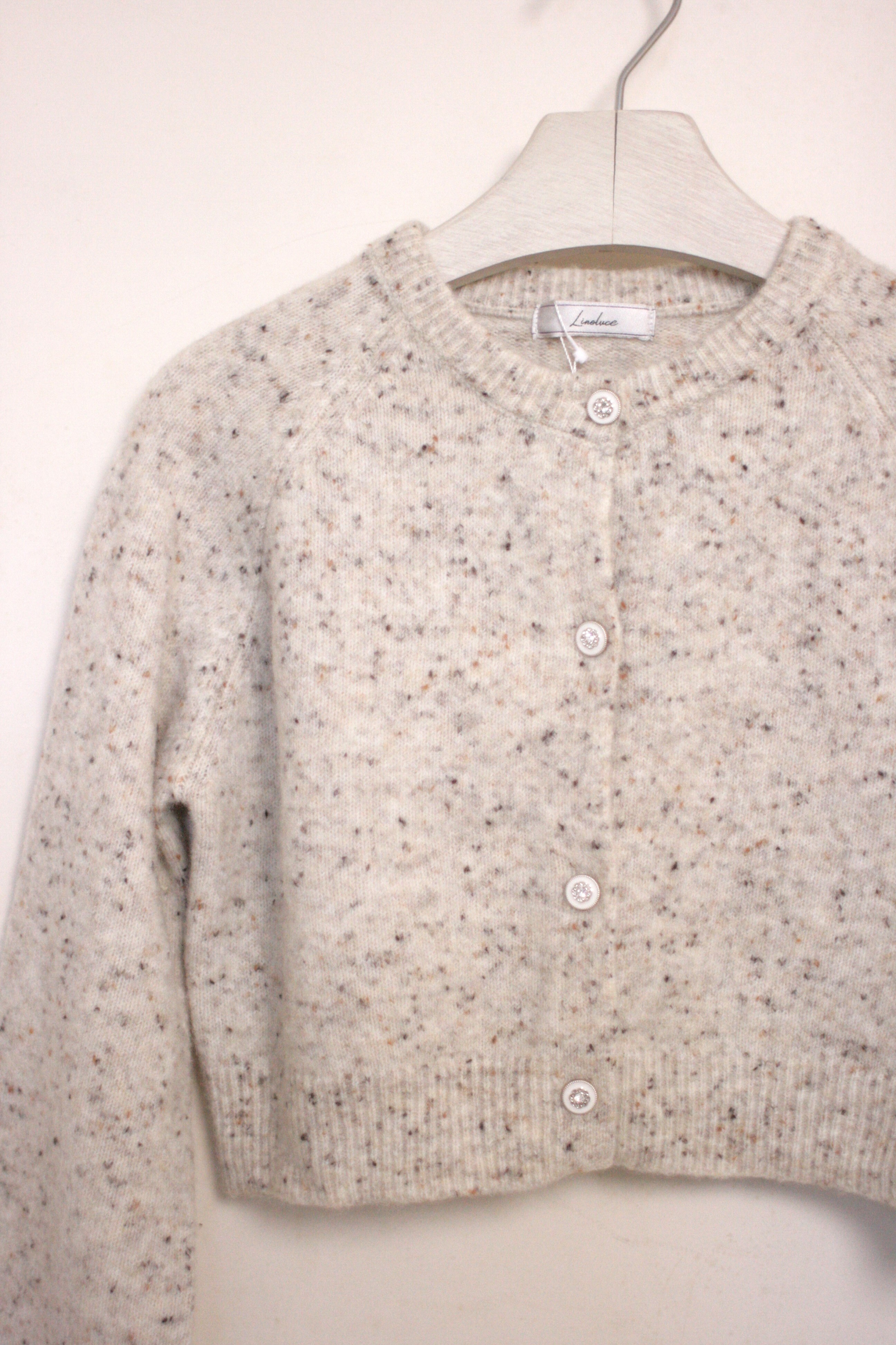 米灰混色精品鈕扣短款外套 【日本直送】