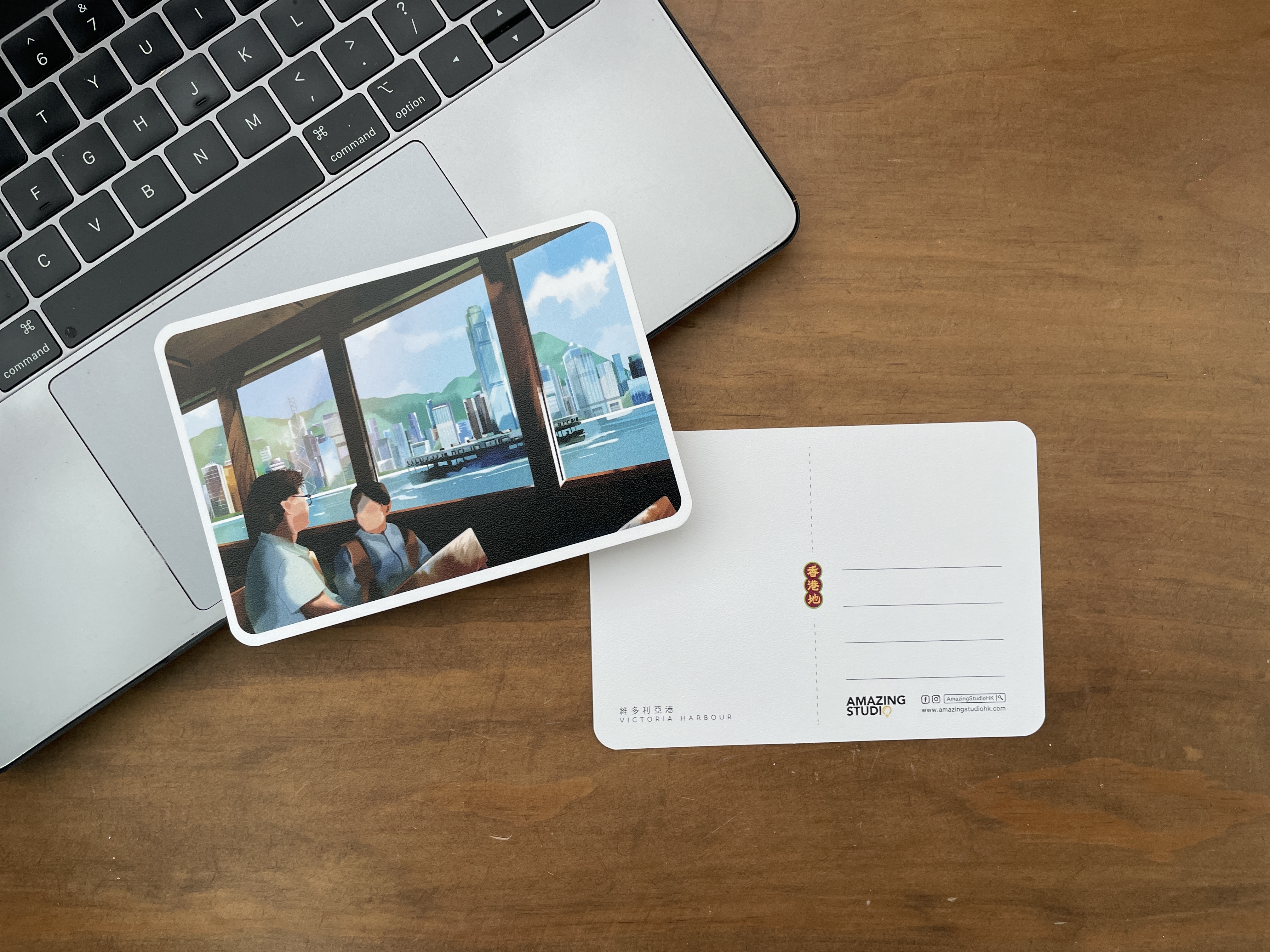 【香港地 - 維多利亞港 】 明信片丨Amazing Studio