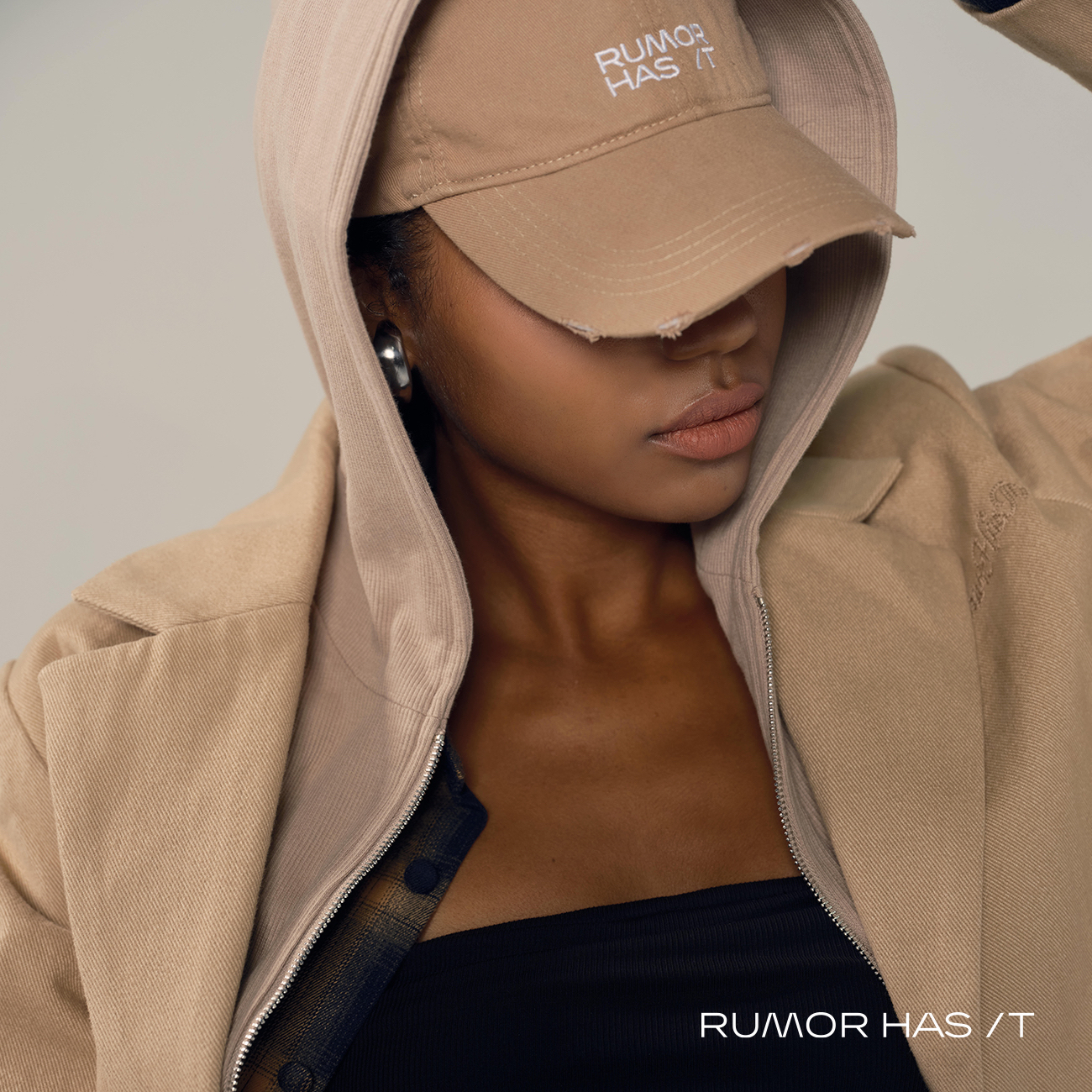 Aged-Wash RHI Cap-Khaki