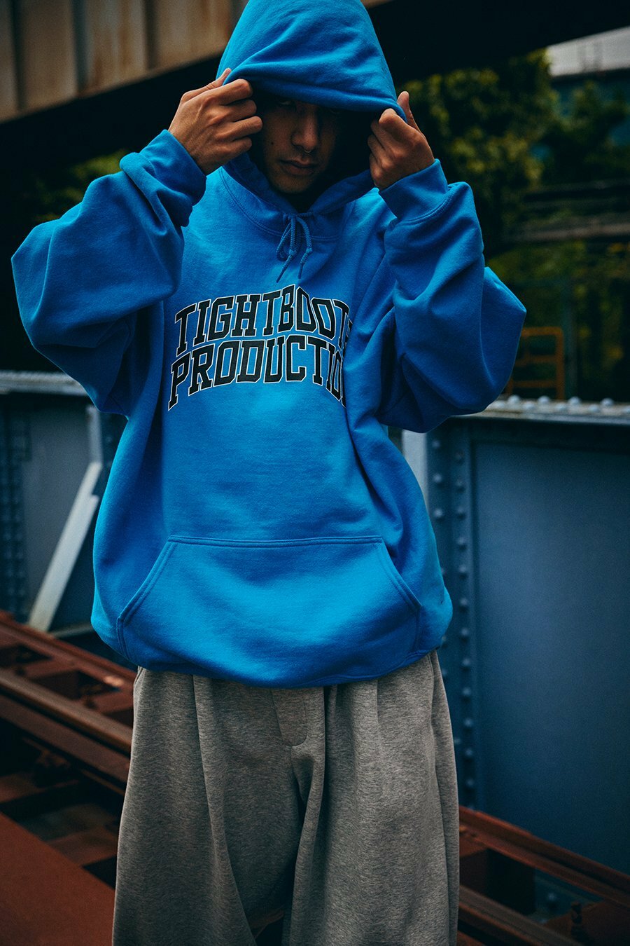 トップス TIGHTBOOTH College Hooded Sweatshirt L TIGHTBOOTH / COLLEGE HOODED SWEAT SHIRT / 3colors