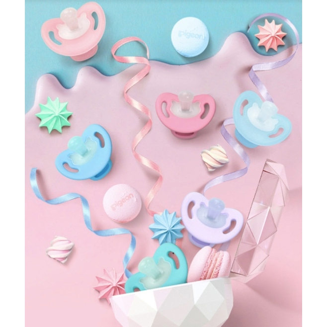 【樂森藥局】貝親 Pigeon ║Soft Buddy 全矽膠安撫奶嘴