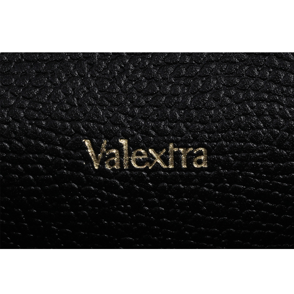 【Valextra】Iside 轉釦牛皮迷你小腰包(黑色)SGES0061028LOCPL99NN