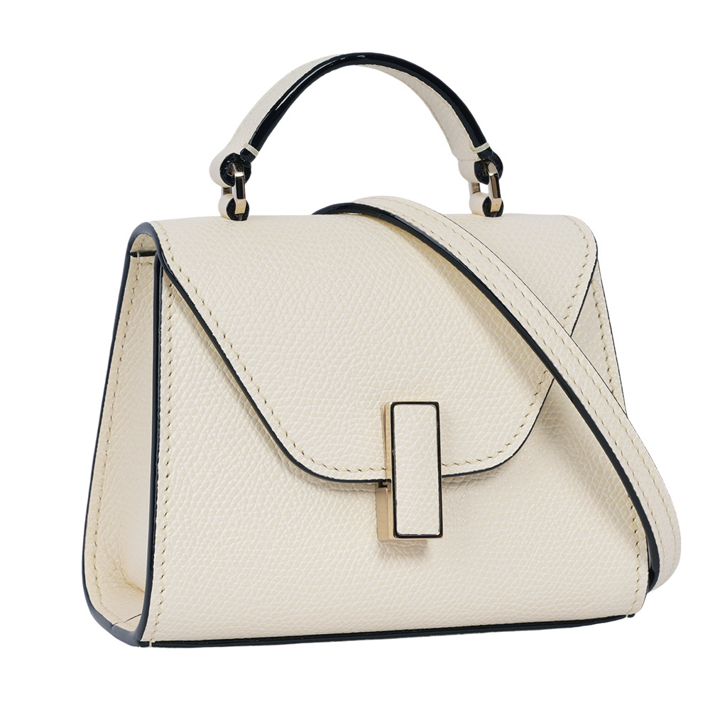 【Valextra】Iside 轉釦牛皮迷你小腰包