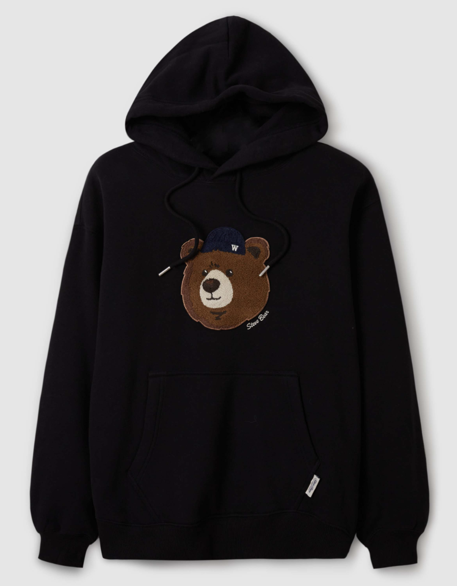 【WHO.A.U】Steve Patch Sweatshirt Steve Patch Sweatshirt - 후아유닷컴