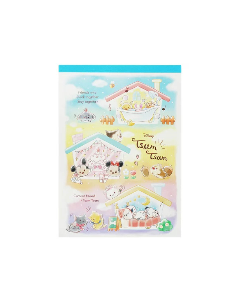 日本 Disney Tsum Tsum A6便條本