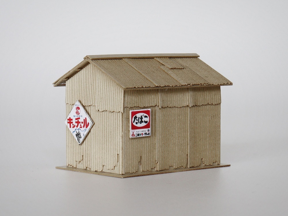 梅桜堂  ST-006-80U 1/80 鐵皮小屋A.未塗装套件