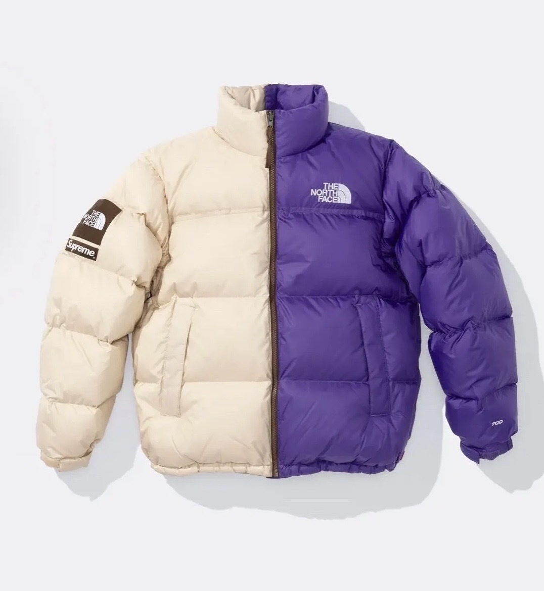 Supreme The North Face Split Nuptse 羽絨外套