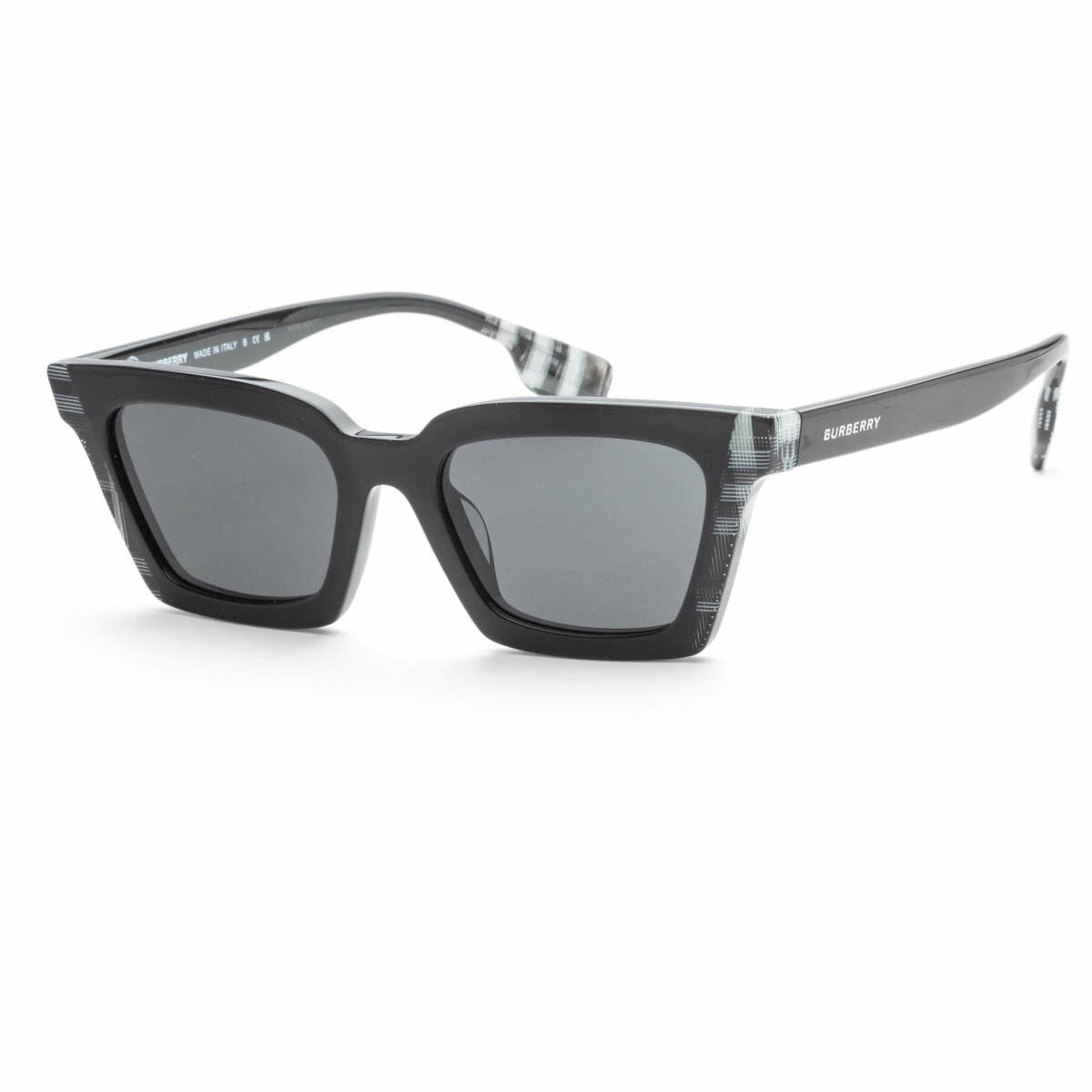 (預購)【Burberry】BE4392U-405187-52 女士 黑色 方形 太陽眼鏡