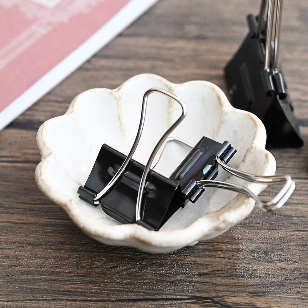 美濃燒 小兵製陶所 輪花粉引白練 小碗