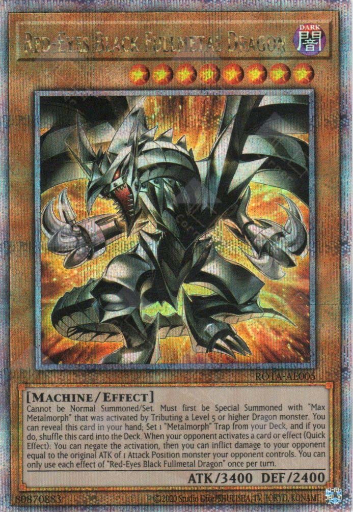 Rota-AE005 Red-Eyes Black Fullmetal Dragon