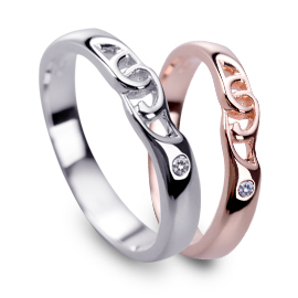 羅馬假期 純銀對戒