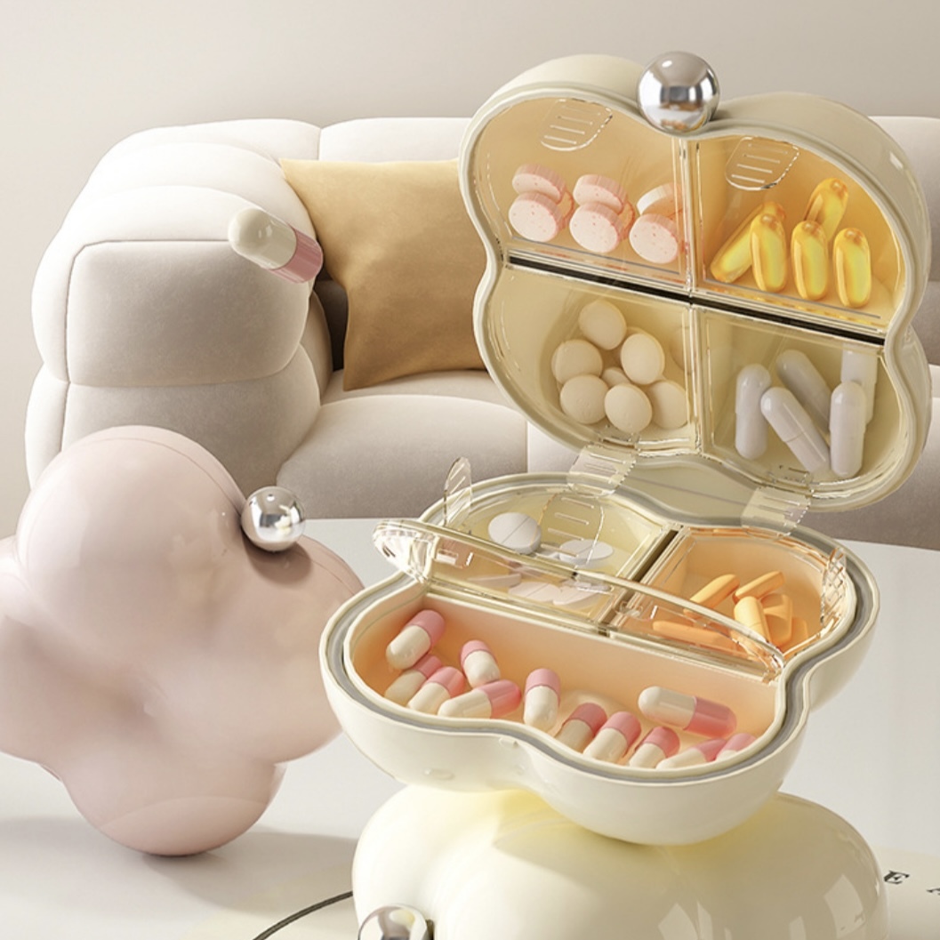 【客製】高顏值迷你七格藥盒/首飾盒