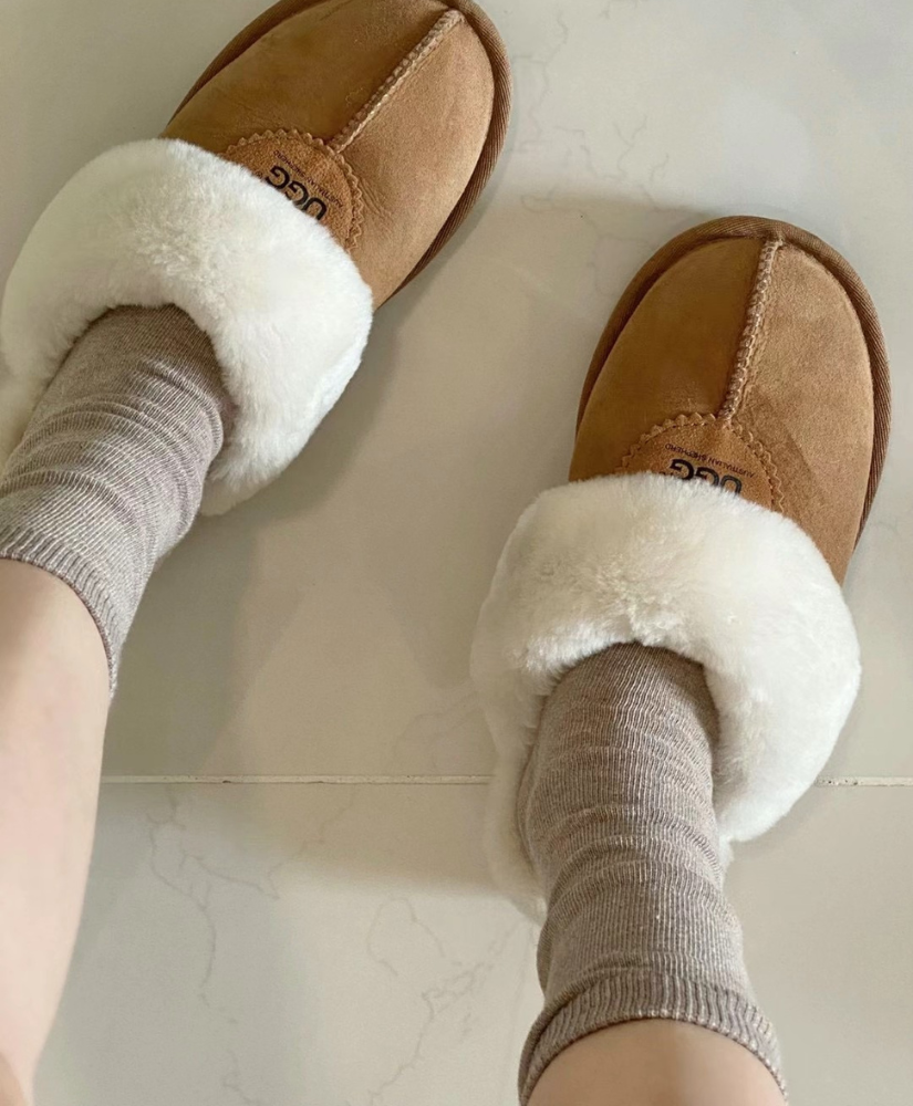 秋冬素色中長襪 [ 6色 / Free ]