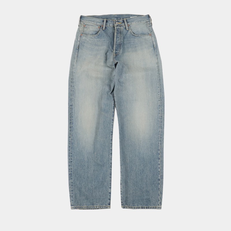 YOKO SAKAMOTO Denim Straight Pants (Used Fade) Fade In