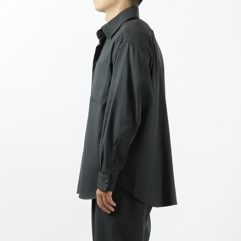 YOKO SAKAMOTO Suit Big Shirt Charcoal Gray(A Set with P