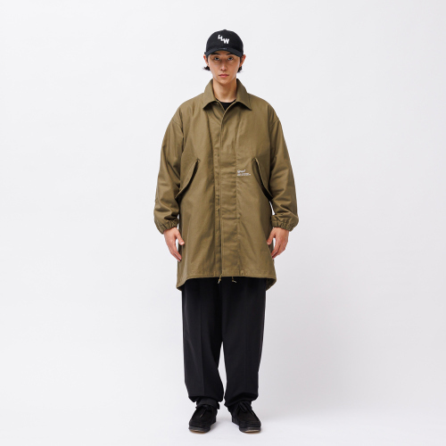 LAST PCS RE-STOCK: WTAPS SMOCK / COAT / COTTON. SERGE - OLIVE SIZE L PRE ORDER ITEM (預訂中)