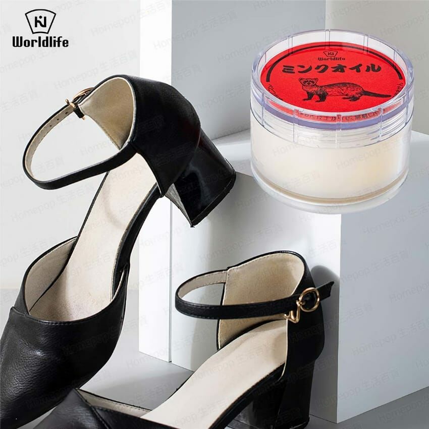 (2 個) WorldLife貂油皮革保養油80g Y1329