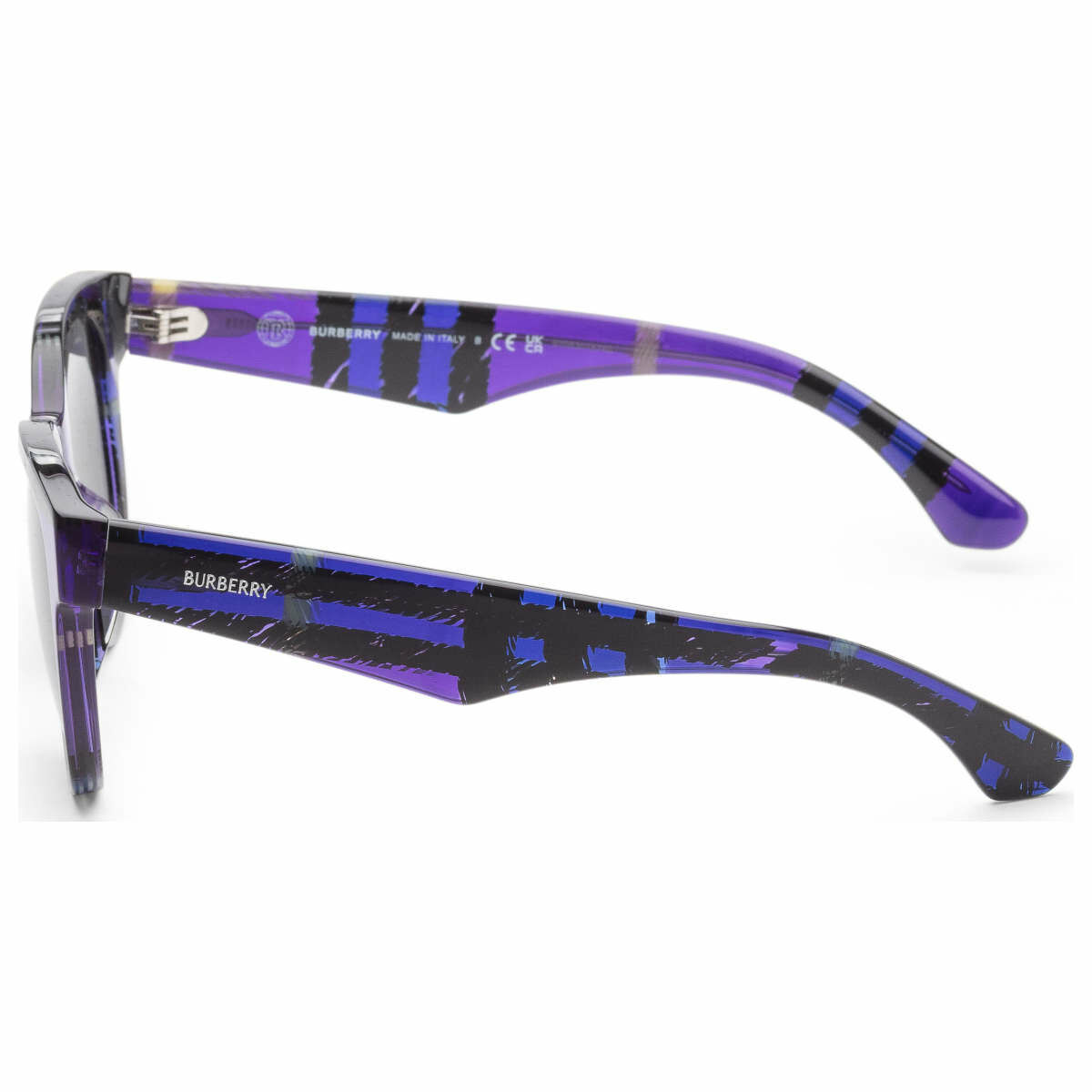 (預購)【Burberry】BE4432U-411387-54 女士 紫色 圓形 太陽眼鏡