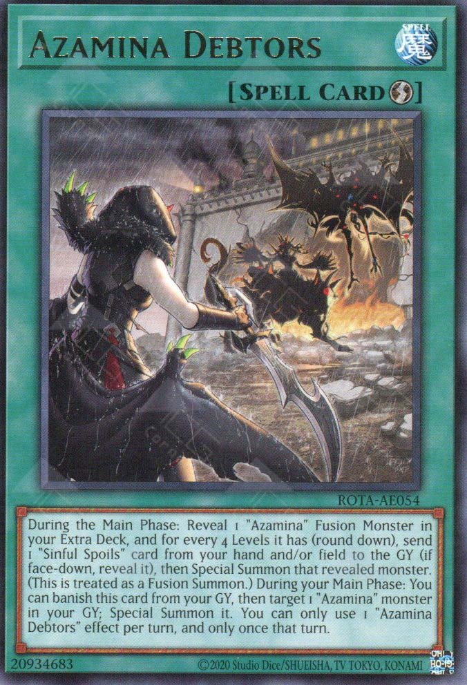 Rota-AE054 Azamina Debtors