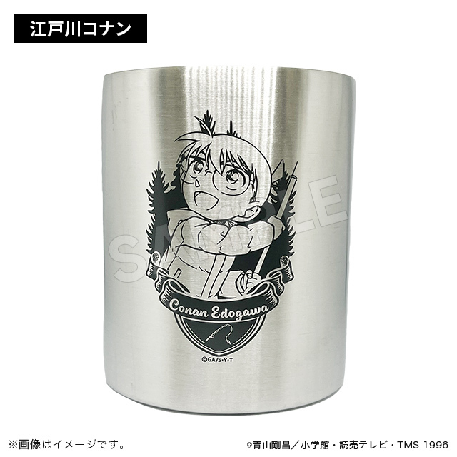 柯南日版豪華露營系列-不鏽鋼杯-柯南