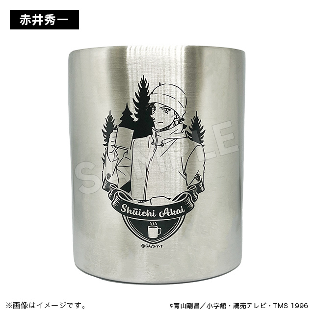 柯南日版豪華露營系列-不鏽鋼杯-赤井
