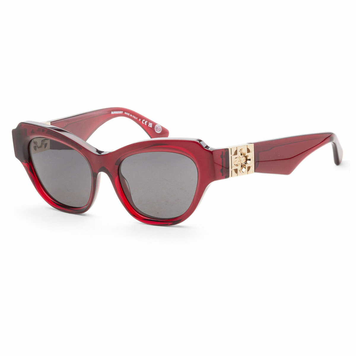 (預購)【Burberry】BE4423-412887-52 女士 紅色 不規則 太陽眼鏡