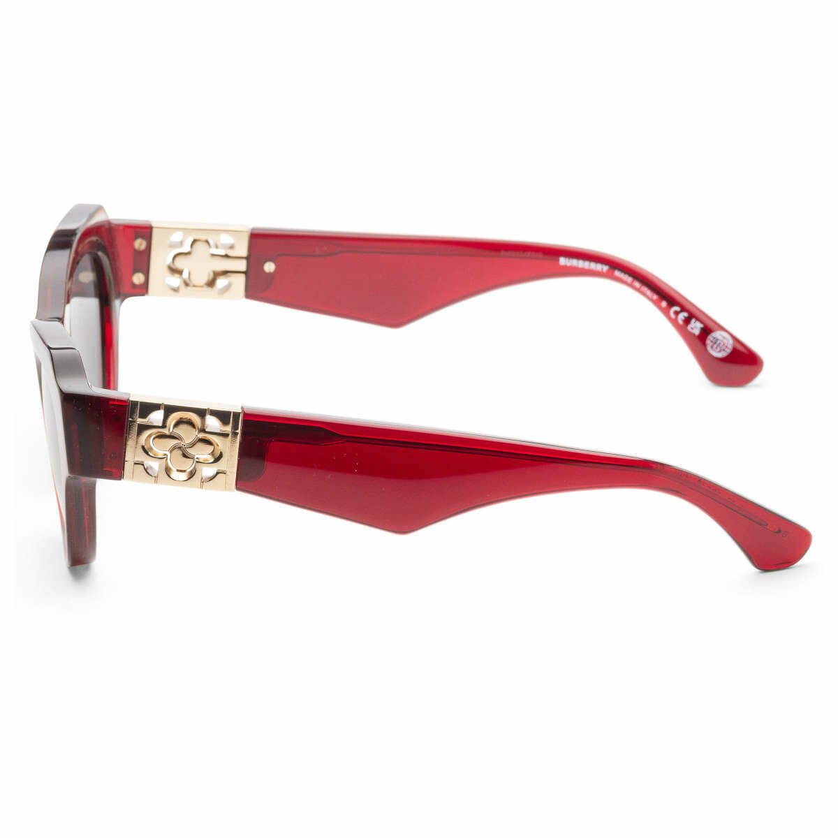 (預購)【Burberry】BE4423-412887-52 女士 紅色 不規則 太陽眼鏡