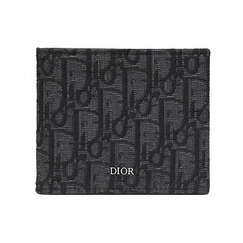 DIOR Dior Oblique 緹花 銀包