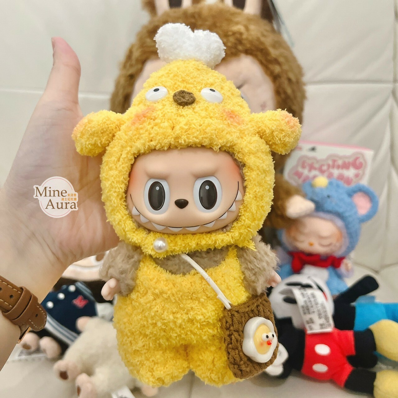 (現貨) 拉布布 LABUBU 心動馬卡龍 吊飾專用服裝 烤雞 炸雞腿套裝 (無附吊飾)