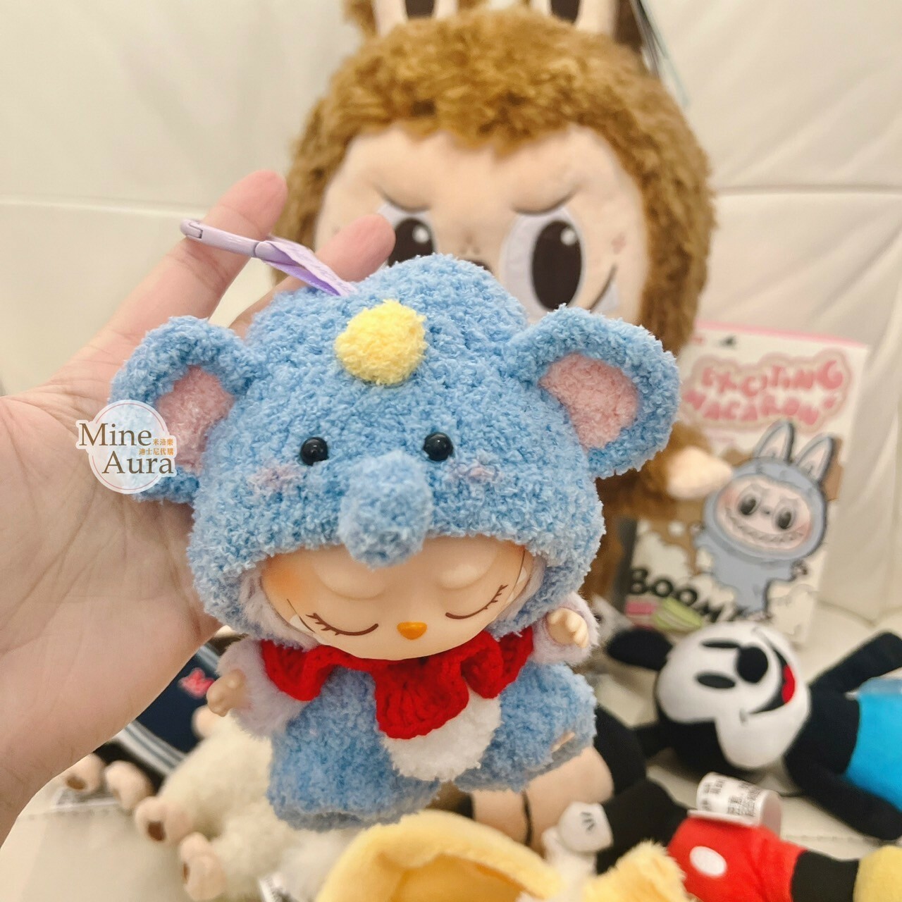 (現貨) 拉布布 LABUBU 坐坐派對 吊飾專用服裝 大象造型套裝 (無附吊飾)