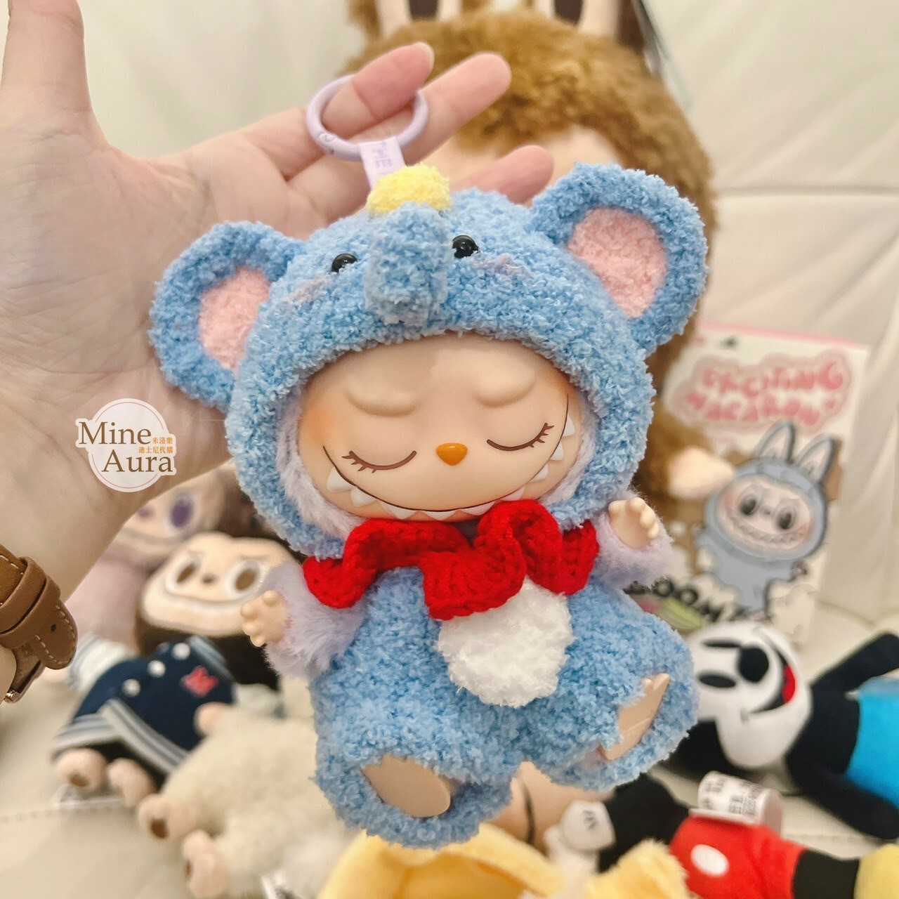 (現貨) 拉布布 LABUBU 坐坐派對 吊飾專用服裝 大象造型套裝 (無附吊飾)