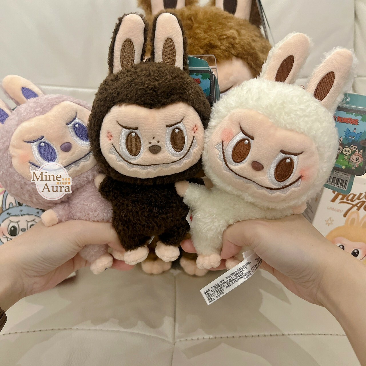 POP MART 泡泡瑪特 THE MONSTERS 經典系列 拉布布 LABUBU 絨毛 鑰匙圈 吊飾 -泡泡瑪特城市樂園