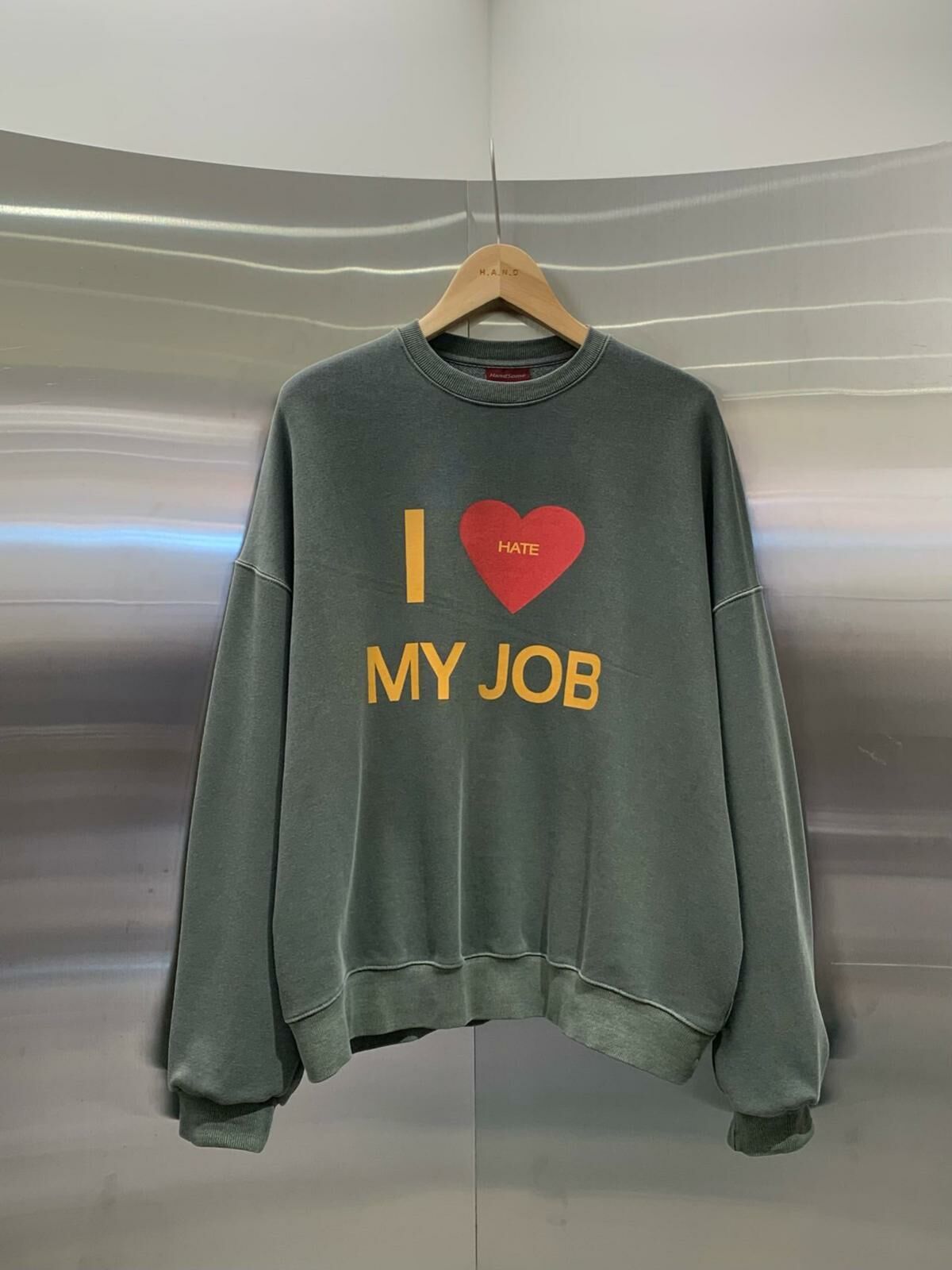 英文字圖案衛衣 HAND-041T