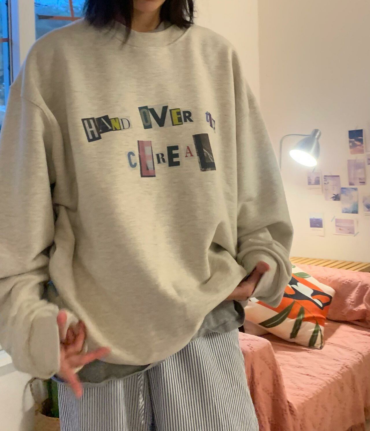 英文字衛衣 HAND-042T