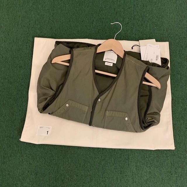 VISVIM COVEY DOWN VEST *MUD DYE 泥染 - OLIVE SIZE 2 IN STOCK NOW (現貨發售中)