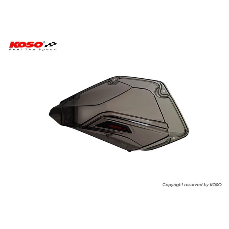 【KOSO】DRG MMBCU 導風空濾外蓋-透明燻黑殼