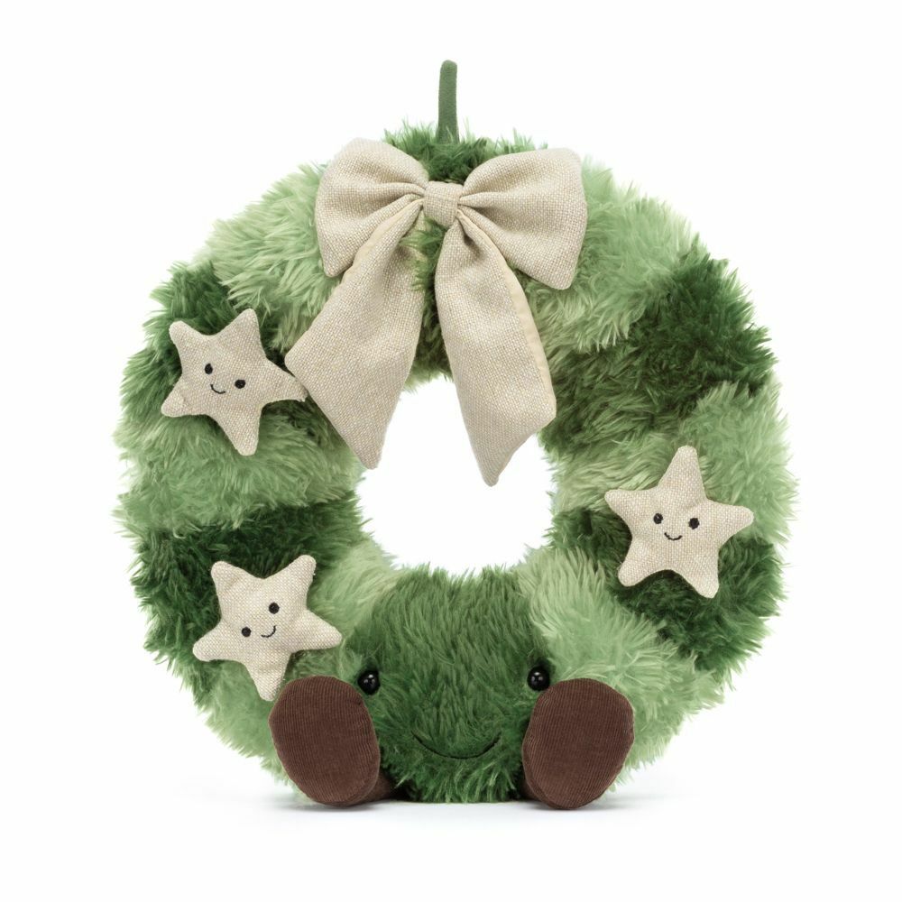 【樂森藥局】英國 Jellycat Amuseable Nordic Spruc趣味聖誕花圈/星星、裝飾掛飾