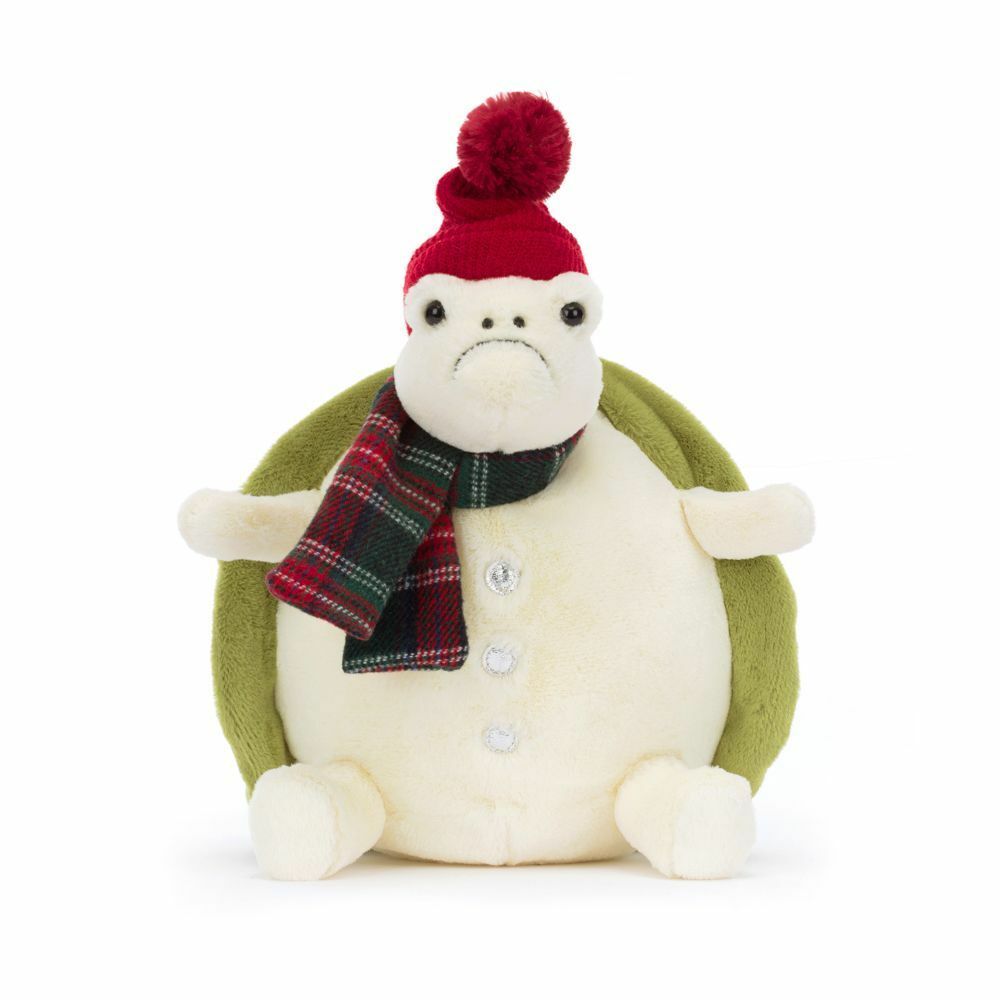 【樂森藥局】英國 Jellycat Snowman Timmy Turtle 雪人大烏龜、絨毛玩偶