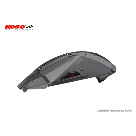 【KOSO】六代勁戰 導風空濾外蓋-透明燻黑殼