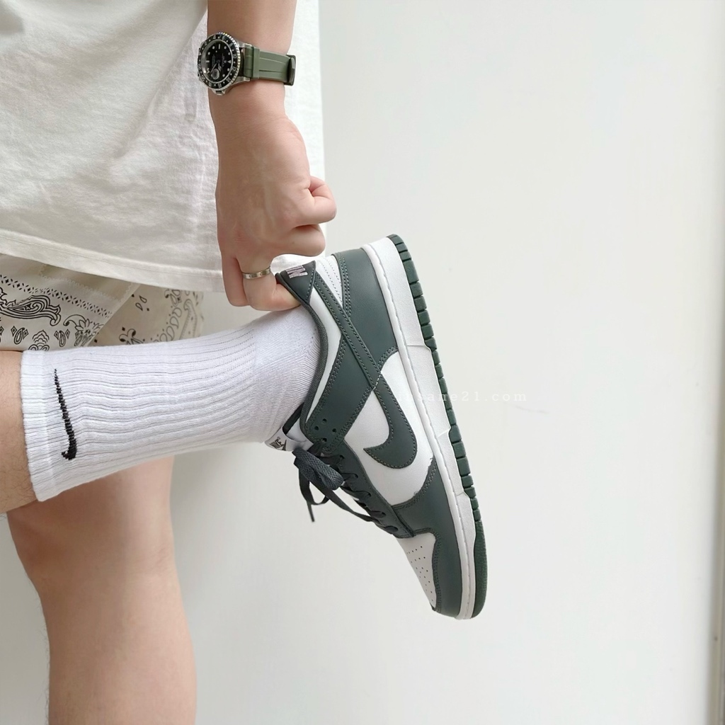 NIKE DUNK LOW RETRO 灰綠 低筒 休閒男鞋 DV0833-111