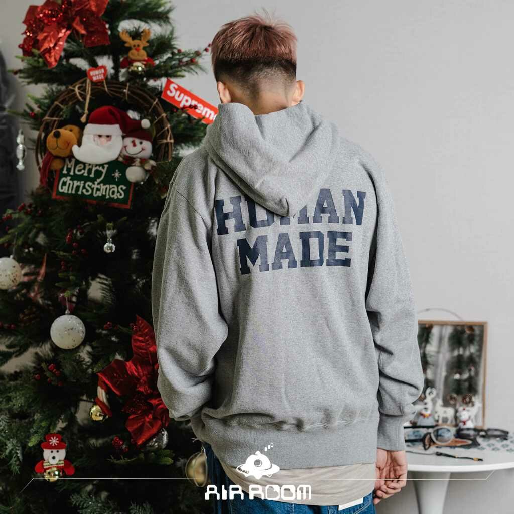 2022SS HUMAN MADE SNAP COLLAR HOODED 文字 大頭 帽T 現貨