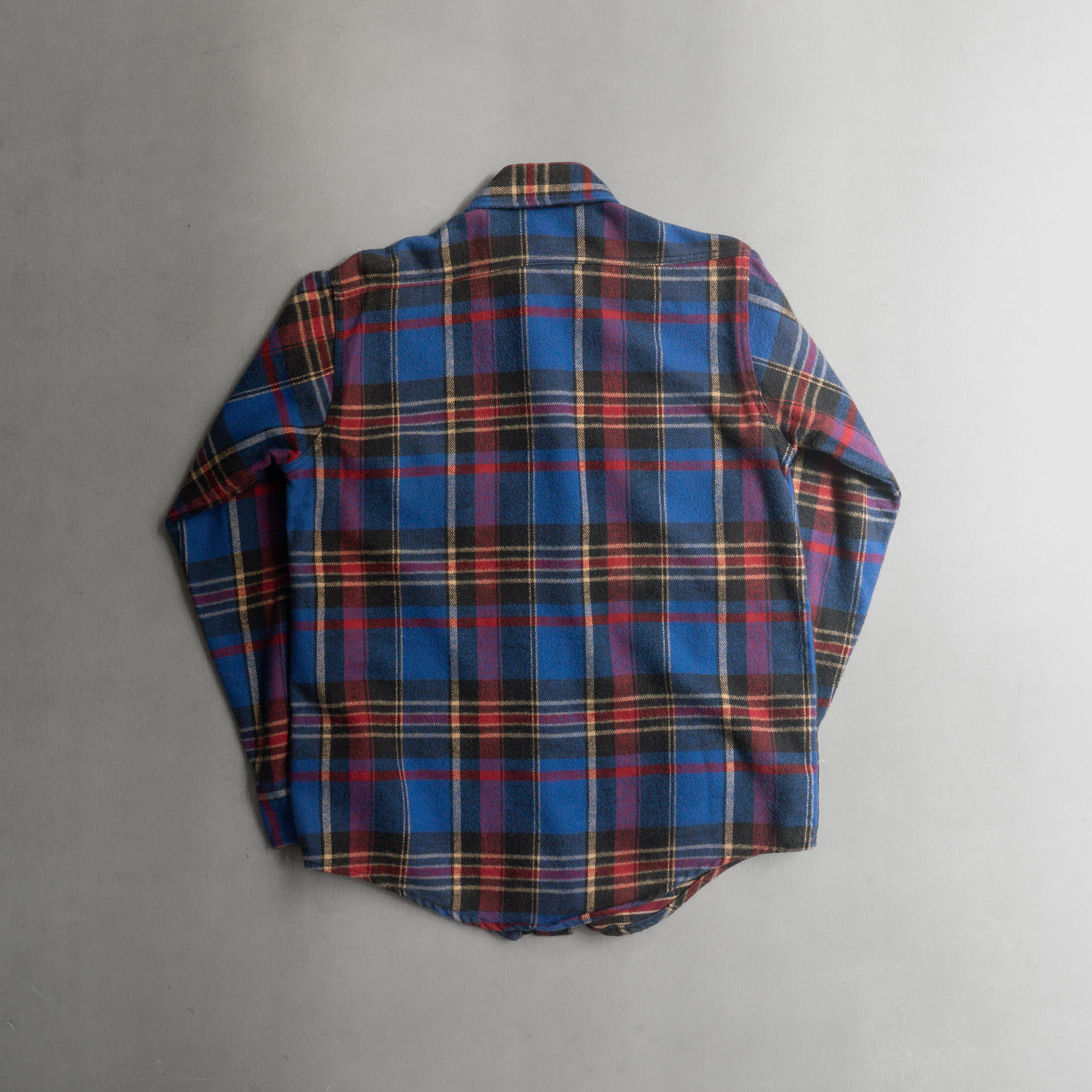 80S FROSTPROOF HEAVY FLANNEL 美國製 藍紅 格紋 法蘭絨 長袖 襯衫