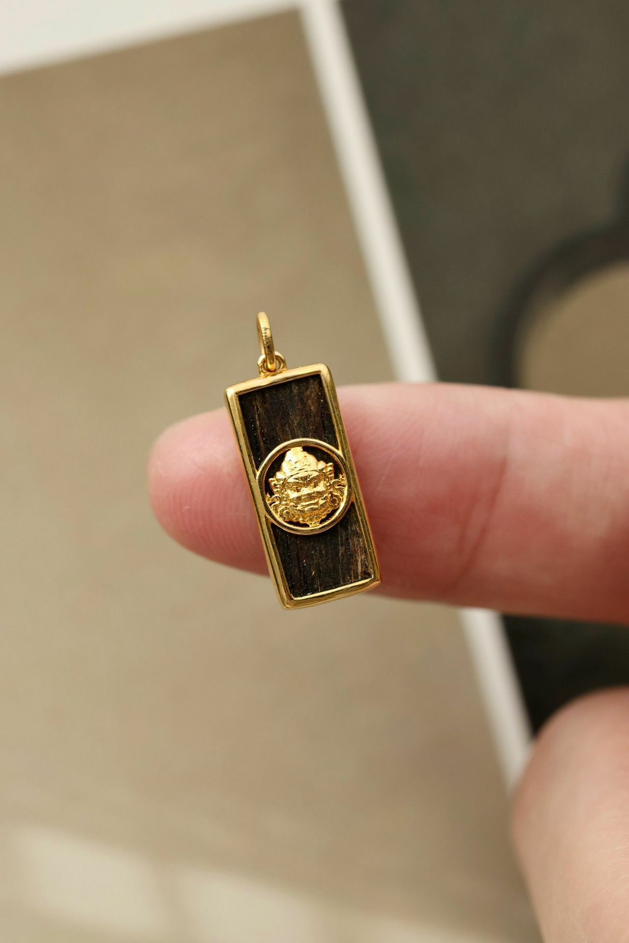 Nha Trang "Yellow God of Wealth" pendant