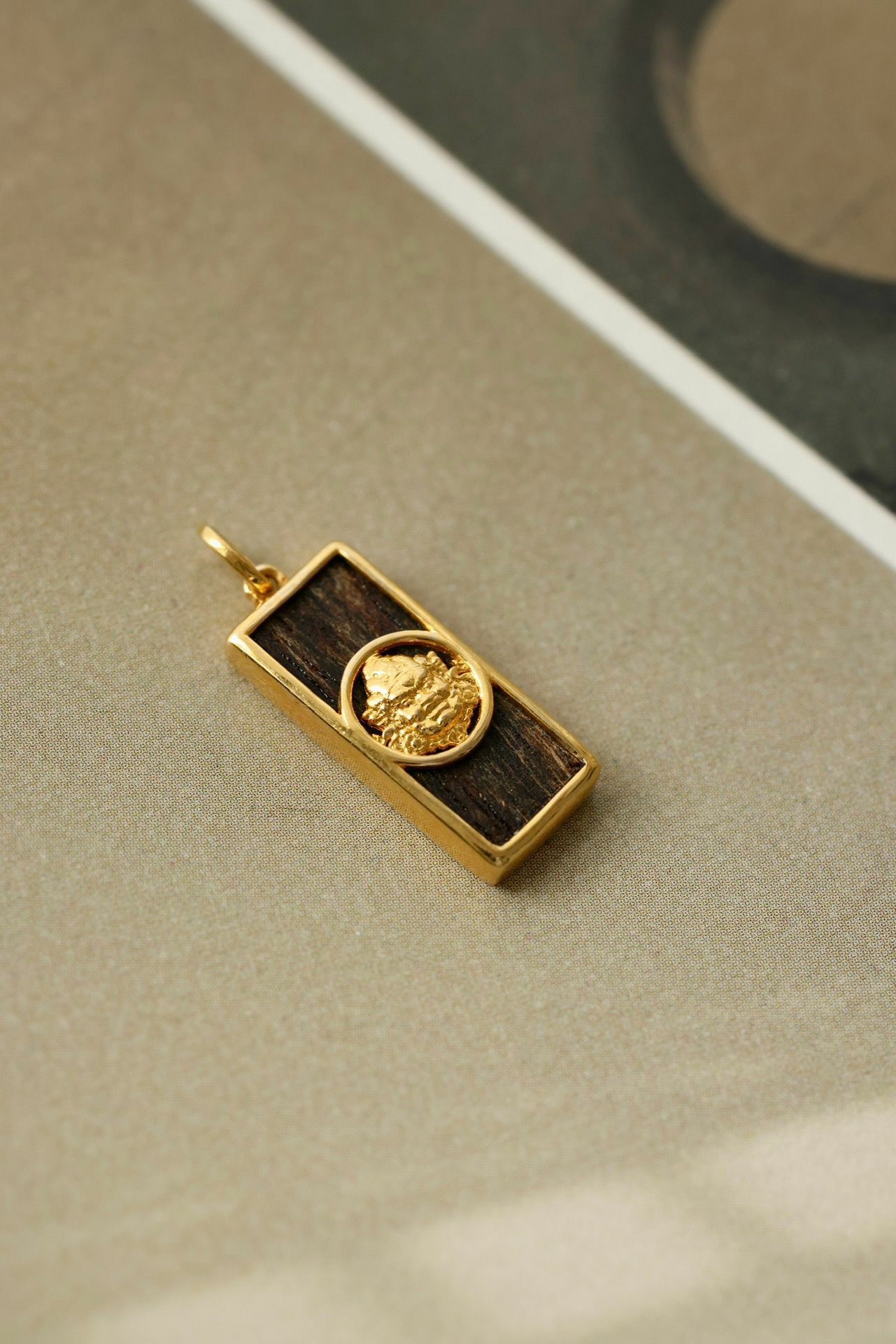 Nha Trang "Yellow God of Wealth" pendant